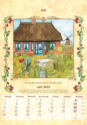 Bauernkalender 2025 - Bildkalender 23,7x34 cm - mit Wetterprognosen, Bauernregeln und liebevollen Illustrationen - Illustrationen 7