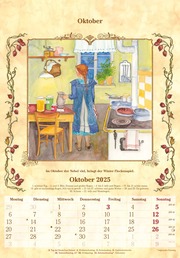 Bauernkalender 2025 - Bildkalender 23,7x34 cm - mit Wetterprognosen, Bauernregeln und liebevollen Illustrationen - Abbildung 10