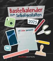 Do-it Yourself schwarz 2025 - Bastelkalender - DIY - 21x24 - Cover