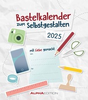 Do-it Yourself weiß 2025 - Bastelkalender - Wandkalender - DIY-Kalender - 21x24