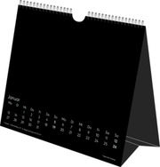 Creative Line Tischaufsteller quer 2025 - Kreativ-Kalender - DIY-Kalender - Kalender zum Basteln - Tischkalender - 20x16 - Illustrationen 1