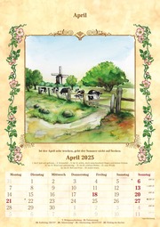 Bauernkalender 2025 - Bildkalender A3 (29,7x42 cm) - mit Feiertagen (DE/AT/CH) und Platz für Notizen - inkl. Bauernregeln - Wandkalender - Illustrationen 4