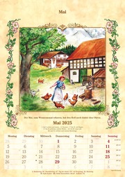 Bauernkalender 2025 - Bildkalender A3 (29,7x42 cm) - mit Feiertagen (DE/AT/CH) und Platz für Notizen - inkl. Bauernregeln - Wandkalender - Illustrationen 5
