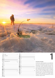 Der große Angelkalender 2025 - Bildkalender A3 (29,7x42 cm) - mit vielen Zusatzinformationen aus der Anglerwelt und Platz für Notizen - Wandkalender - Illustrationen 1