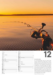 Der große Angelkalender 2025 - Bildkalender A3 (29,7x42 cm) - mit vielen Zusatzinformationen aus der Anglerwelt und Platz für Notizen - Wandkalender - Illustrationen 12