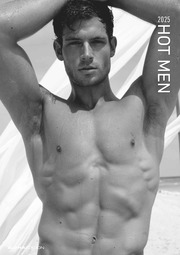 Hot Men 2025 - Bildkalender 29,7x42 cm - Männer - erotischer Kalender - hochwertiger Erotikkalender - schwarz-weiß - Wandplaner - Wandkalender