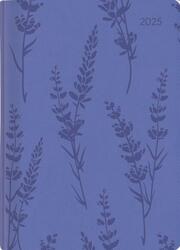 Ladytimer Grande Deluxe Lavender 2025 - Taschen-Kalender A5 (15x21 cm) - Tucson Einband - mit Motivprägung - Weekly - 128 Seiten - Alpha Edition - Cover