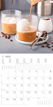 Kaffeegenuss 2025 - Broschürenkalender 30x30 cm (30x60 geöffnet) - Kalender mit Platz für Notizen - Bildkalender - Wandplaner - Küchenkalender - Illustrationen 7