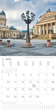 Deutschland 2025 - Broschürenkalender 30x30 cm (30x60 geöffnet) - Kalender mit Platz für Notizen - Wandkalender - Wandplaner - Wandkalender - Illustrationen 2
