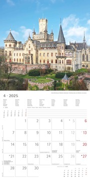 Deutschland 2025 - Broschürenkalender 30x30 cm (30x60 geöffnet) - Kalender mit Platz für Notizen - Wandkalender - Wandplaner - Wandkalender - Illustrationen 4