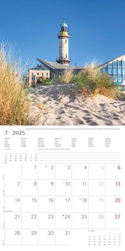 Deutschland 2025 - Broschürenkalender 30x30 cm (30x60 geöffnet) - Kalender mit Platz für Notizen - Wandkalender - Wandplaner - Wandkalender - Illustrationen 7