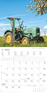 Traktoren Classics 2025 - Broschürenkalender 30x30 cm (30x60 geöffnet) - Kalender mit Platz für Notizen - Bildkalender - Wandplaner - Wandkalender - Abbildung 4