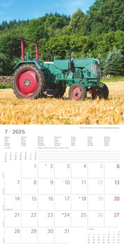 Traktoren Classics 2025 - Broschürenkalender 30x30 cm (30x60 geöffnet) - Kalender mit Platz für Notizen - Bildkalender - Wandplaner - Wandkalender - Abbildung 7