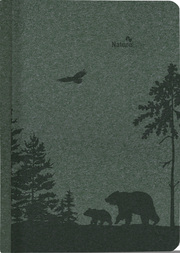 Buchkalender Nature Line Pine 2025 - Taschen-Kalender A5 - 1 Tag 1 Seite - 416 Seiten - Umwelt-Kalender - mit Hardcover - Alpha Edition - Cover