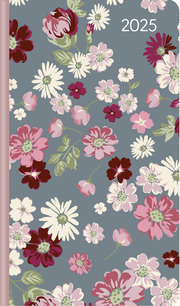Slimtimer Style Blütenmeer 2025 - Taschen-Kalender 9x15,6 cm - Weekly - 128 Seiten - Notiz-Buch - mit Info- und Adressteil - Alpha Edition