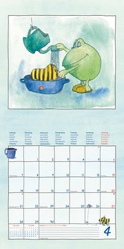 Janosch 2025 - Broschürenkalender 30x30 cm (30x60 geöffnet) - Kalender mit Platz für Notizen - inkl. Poster - Bildkalender - Wandplaner - Wandkalender - Illustrationen 4