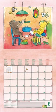 Janosch 2025 - Broschürenkalender 30x30 cm (30x60 geöffnet) - Kalender mit Platz für Notizen - inkl. Poster - Bildkalender - Wandplaner - Wandkalender - Illustrationen 9
