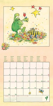 Janosch 2025 - Broschürenkalender 30x30 cm (30x60 geöffnet) - Kalender mit Platz für Notizen - inkl. Poster - Bildkalender - Wandplaner - Wandkalender - Illustrationen 10