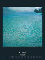 Gustav Klimt 2025 - Bild-Kalender 42x56 cm - Kunst-Kalender - Metallicfolienveredelung - Wand-Kalender - Malerei - Alpha Edition - Abbildung 2