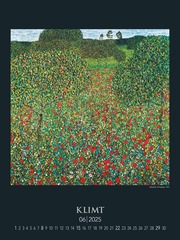 Gustav Klimt 2025 - Bild-Kalender 42x56 cm - Kunst-Kalender - Metallicfolienveredelung - Wand-Kalender - Malerei - Alpha Edition - Abbildung 6