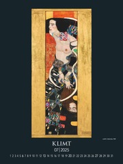 Gustav Klimt 2025 - Bild-Kalender 42x56 cm - Kunst-Kalender - Metallicfolienveredelung - Wand-Kalender - Malerei - Alpha Edition - Abbildung 7