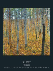 Gustav Klimt 2025 - Bild-Kalender 42x56 cm - Kunst-Kalender - Metallicfolienveredelung - Wand-Kalender - Malerei - Alpha Edition - Abbildung 10