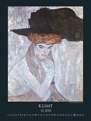 Gustav Klimt 2025 - Bild-Kalender 42x56 cm - Kunst-Kalender - Metallicfolienveredelung - Wand-Kalender - Malerei - Alpha Edition - Abbildung 12