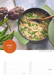 Kochen mit Martina und Moritz 2025 - schnell und einfach = einfach gut - Bild-Kalender 23,7x34 cm - Küchen-Kalender - gesunde Ernährung - mit 26 Rezepten - Wand-Kalender - Abbildung 1