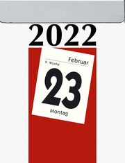 Trötsch Tagesabreisskalender 2022 mit Rückseitentexten - Cover