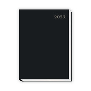 Taschenkalender A6 schwarz 2023