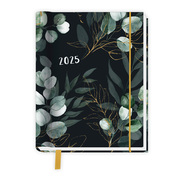 Trötsch Taschenkalender A6 Wire-O Motiv Blumen 2025 mit Postkarten