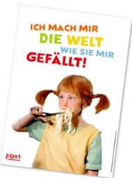 Pippi Langstrumpf Poster: Pippi isst Spaghetti