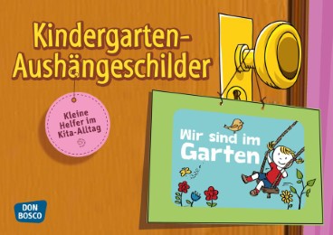 Kindergarten-Aushängeschilder