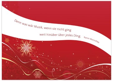 Weihnachtskarten 'Rilke' - Abbildung 3