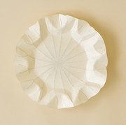Hanji-Papierschale Lotusblatt Weiß Gr. M