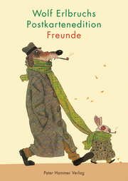 Wolf Erlbruchs Postkartenedition 'Freunde' - Cover