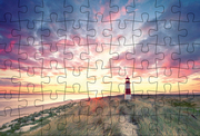 Puzzle-Postkarte Sylt