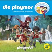 Die Playmos - Das Original Playmobil Hörspiel, Folge 61: Eine Insel voller Abenteuer - Cover