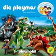 Die Playmos - Das Original Playmobil Hörspiel, Folge 30: Bei den Dinos - Cover