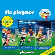 Die Playmos - Das Original Playmobil Hörspiel, Die grosse Fussball-Box, Folgen 7,51,60 - Cover
