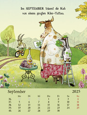 Wandkalender 2025: Der tierisch tolle Tierkalender - Illustrationen 3