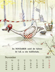 Wandkalender 2025: Der tierisch tolle Tierkalender - Abbildung 4