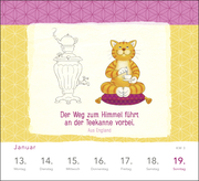 Wochenkalender 2025: Om-Katze: In der Ruhe liegt die Kraft - Abbildung 1