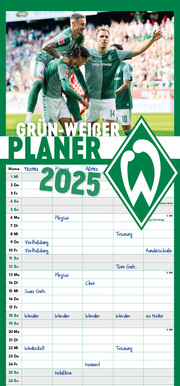 grün-weißer Planer 2025