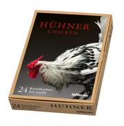 Hühner, Kunstkartenbox