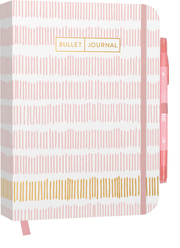 Bullet Journal Stripes pink