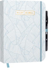 Bullet Journal Jungle Blue mit Stift