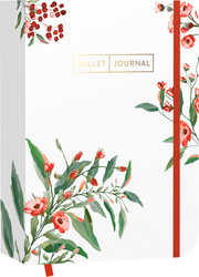 Pocket Bullet Journal 'Red Flowers'