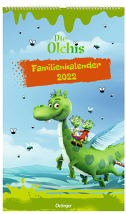 Die Olchis Familienkalender 2022 - Cover