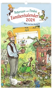 Pettersson und Findus. Familienkalender 2024 - Cover